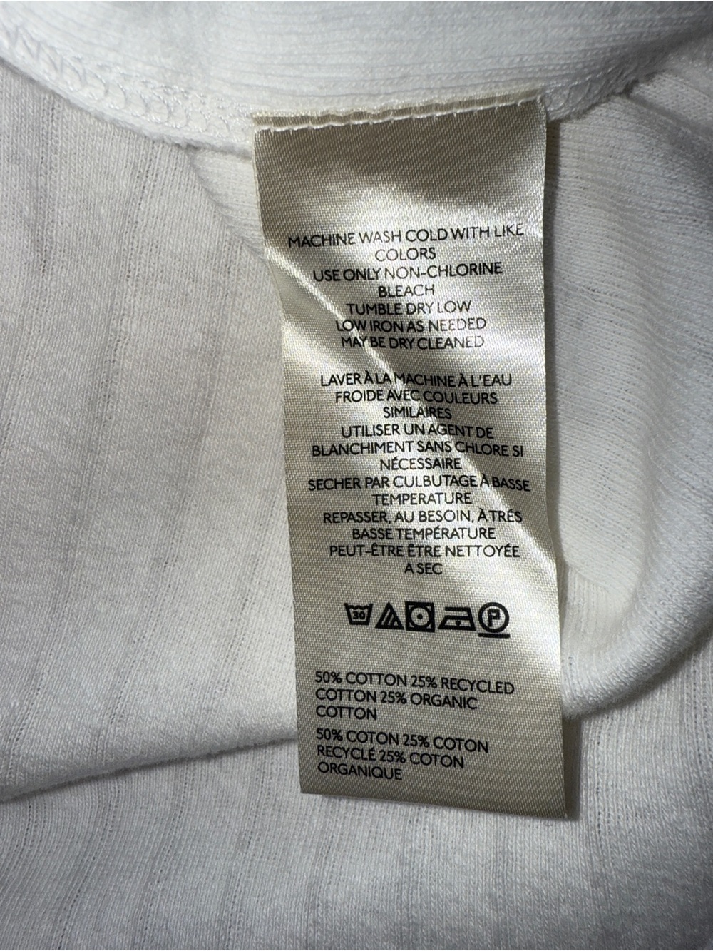 Care Free People | Bryson Henley Tank Top | White | Medium - Picture 9 of 10